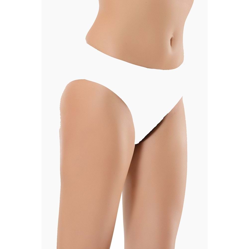 Belinay 068 Modal Bayan Slip Külot Beyaz XL