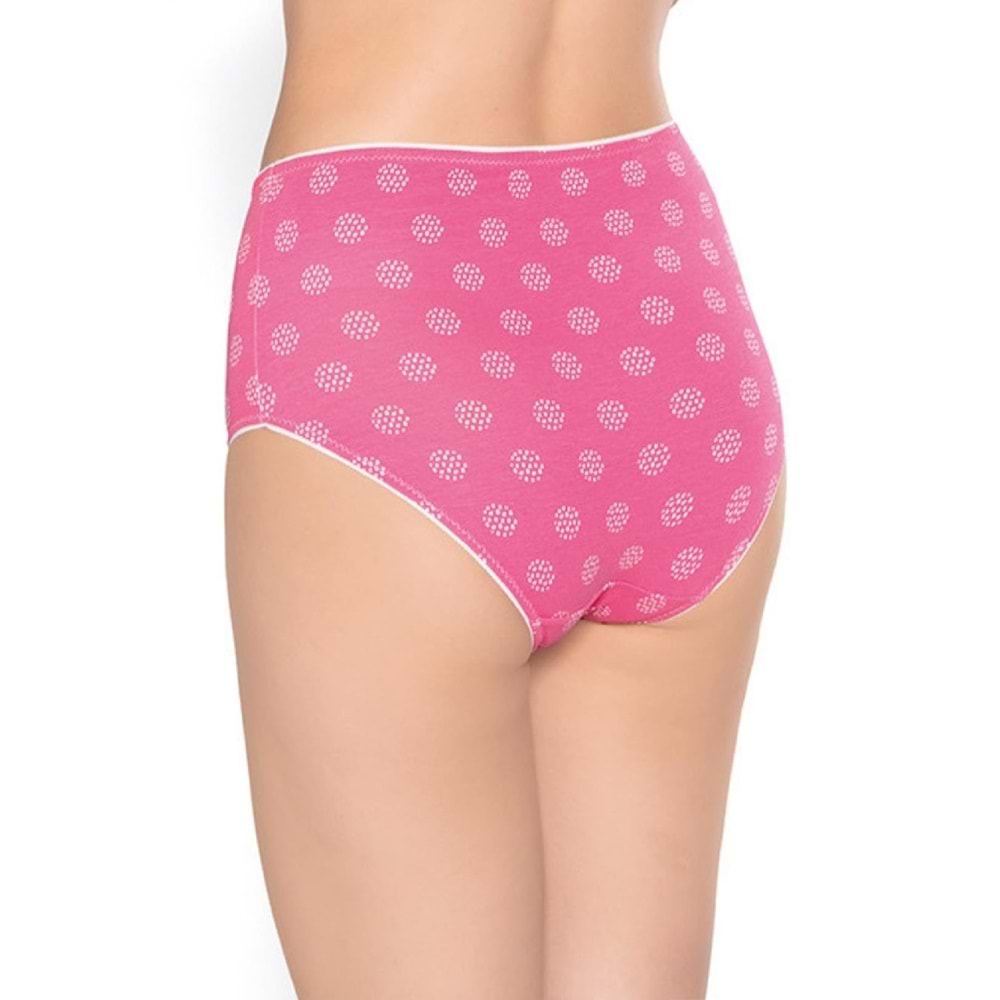 Belinay 3516 Kadın Yüksek Bel Bato Külot 4lü Paket Desenli XL