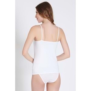 Belinay 0749 Dantelli Bayan Atlet Beyaz L