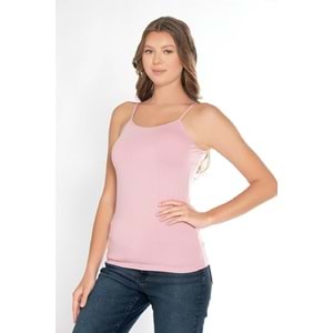 Belinay 0821 İp Askılı Bayan Atlet Pembe L