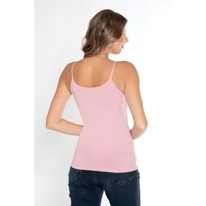 Belinay 0821 İp Askılı Bayan Atlet Pembe L
