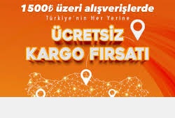 1500 tl üzeri KARGO BEDAVA