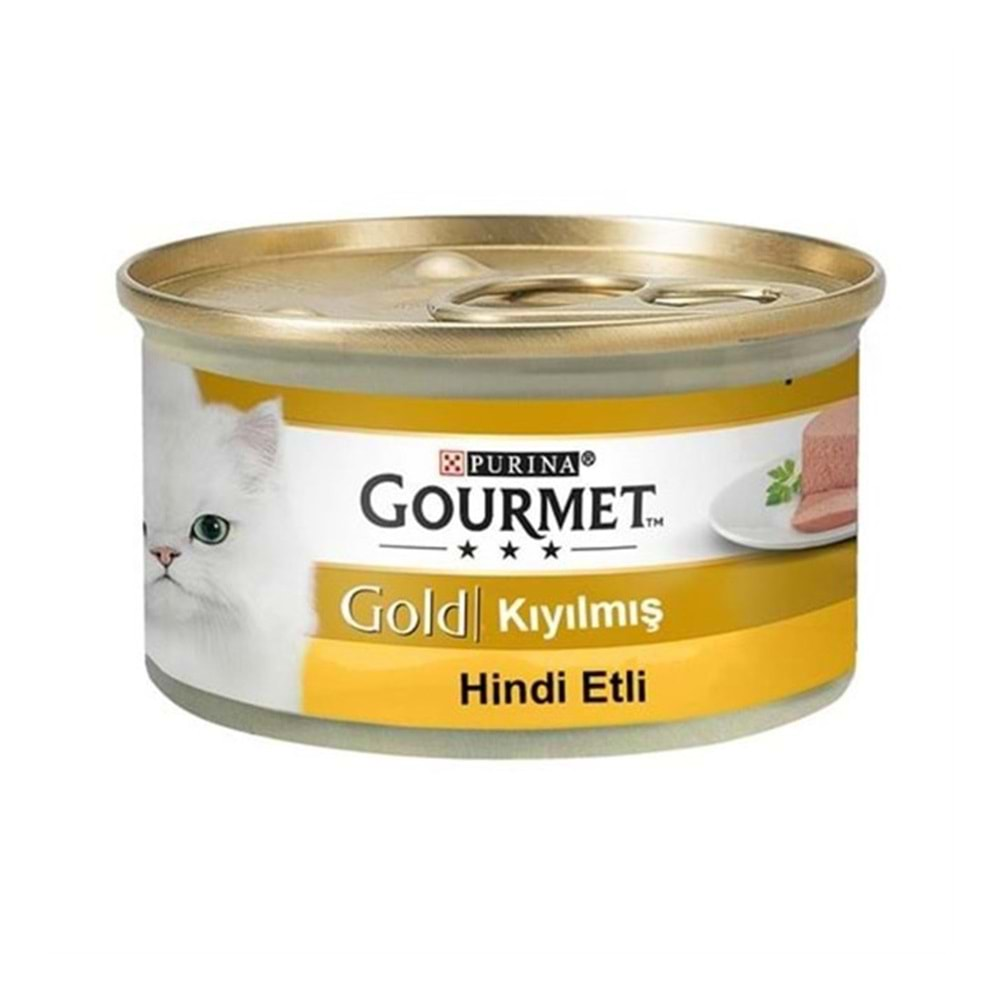 Gourmet Gold Kıyılmış Hindi Etli Kedi Konservesi 85 Gr.