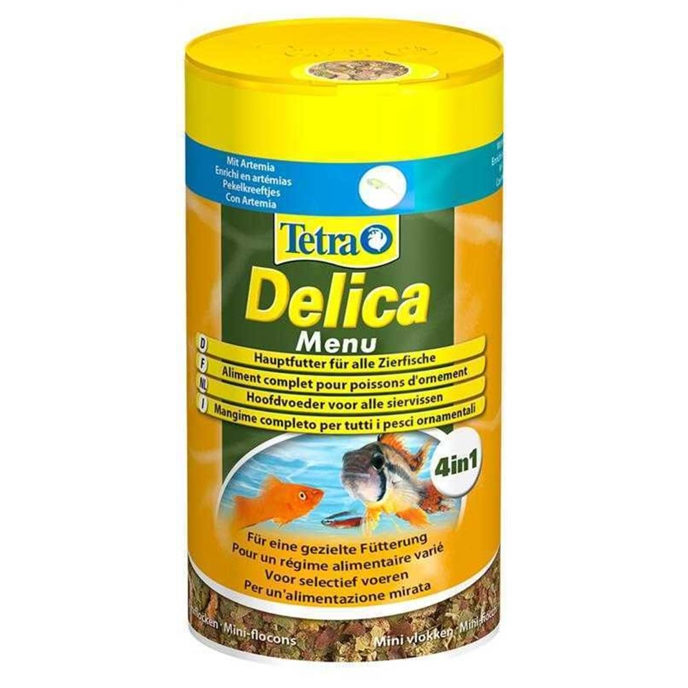 Tetra Delica Menü 4in1 Balık Yemi 100 Ml. 30 Gr.