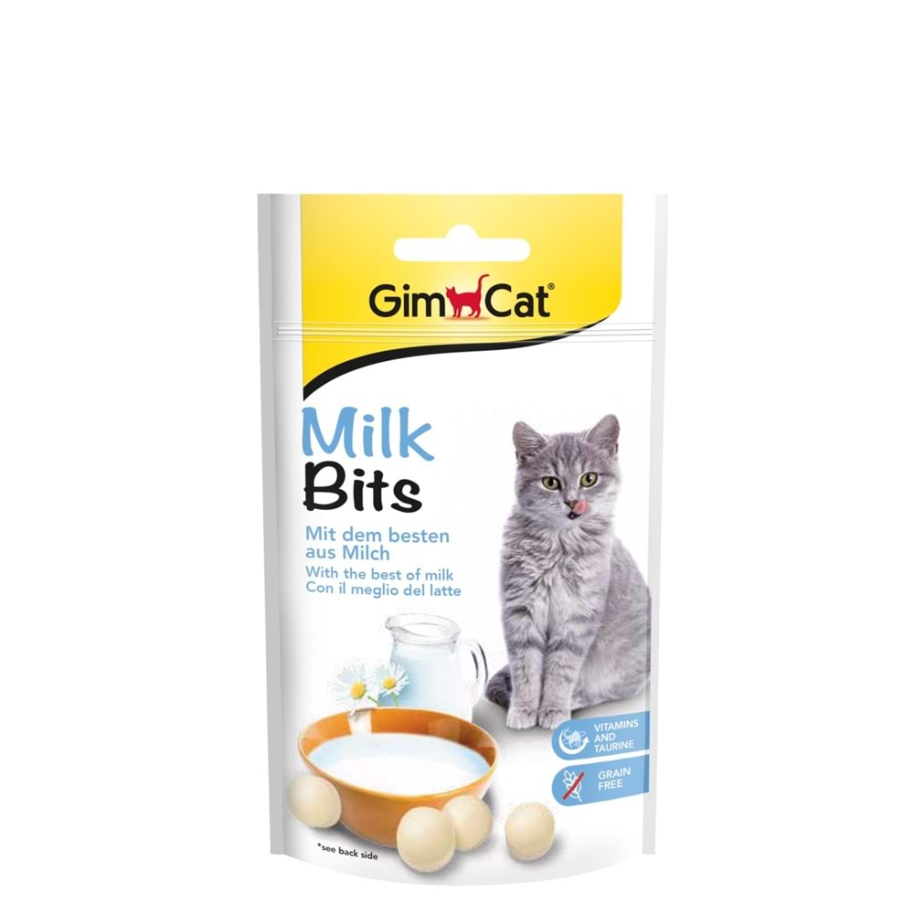 Gimcat Sütlü Kedi Ödül Tableti Milk Bits 40 Gr.x3 Adet