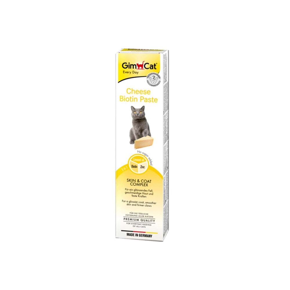 Gimcat Cheese Paste Biotin Peynirli Kedi Macunu 50 Gr.