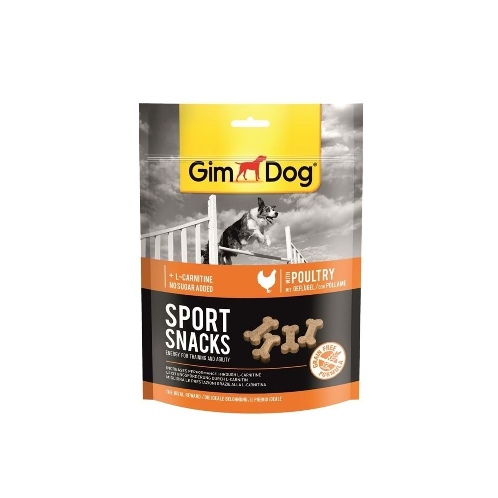 GimDog Sport Snacks Tavuk&L-Carnitinli Ödül Tableti 150 gr.x3 Adet