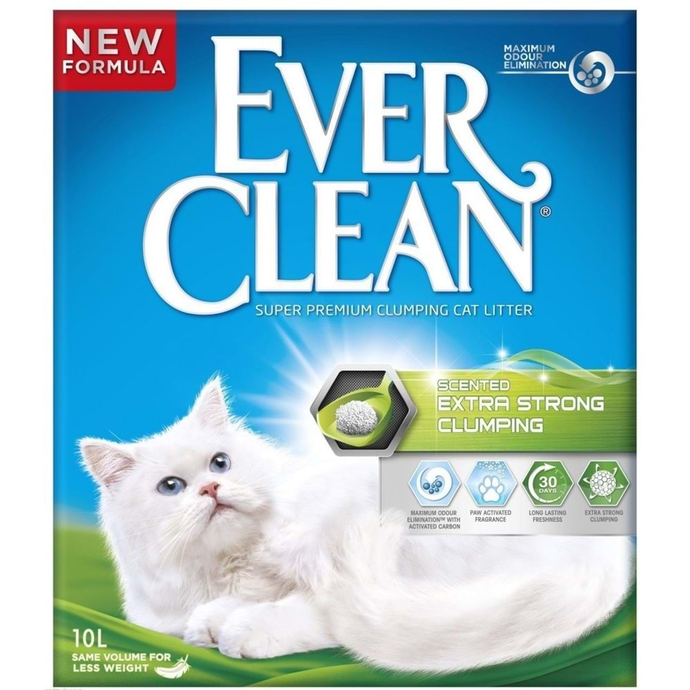 Ever Clean Extra Strength Ekstra Güçlü Kokulu Topaklanan Kedi Kumu 10lt