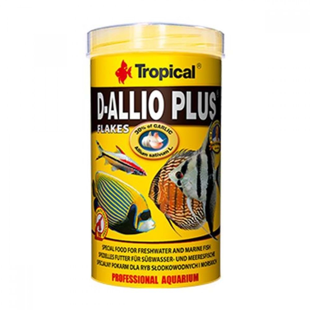 Tropical D-Allıo Plus Balık Yemi 200 Gr. 1000 ml.