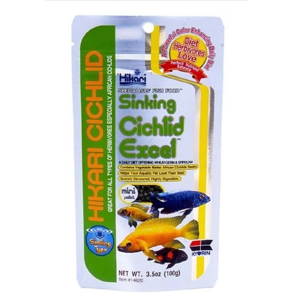 Hikari Cichlid Excel Sinking Mini Pellet 100 gr.