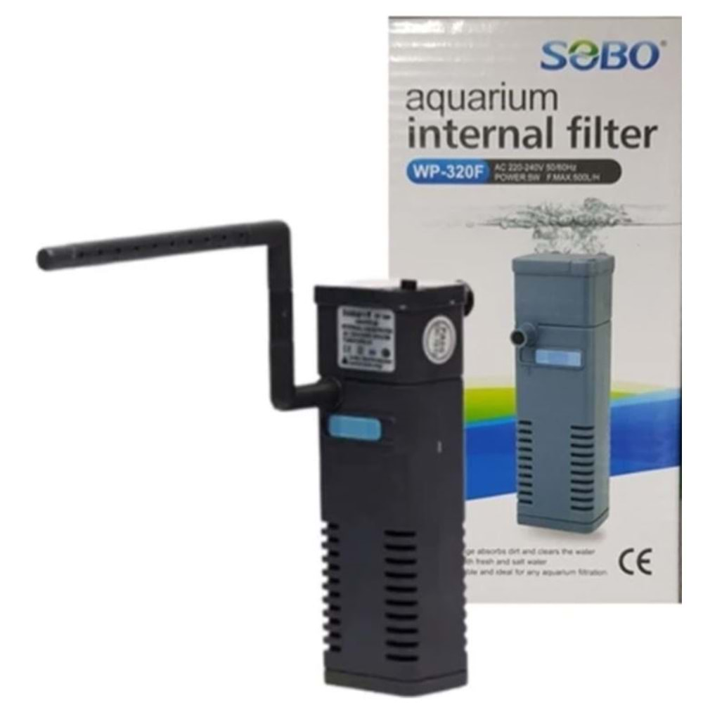 Sobo WP 320F Akvaryum İç Filtre 500 L/S 5 W