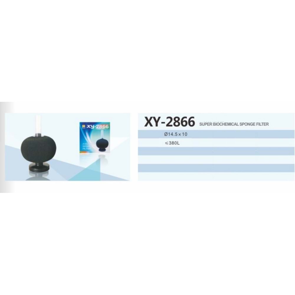 Xinyou XY-2866 Biyolojik Süngerli Havalı Üretim İç Filtre (Ağırlıklı) 14,5x10 cm.