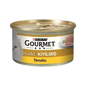 Gourmet Gold Kıyılmış Tavuklu Kedi Konservesi 85 Gr. 10 Ad.