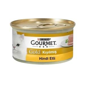 Gourmet Gold Kıyılmış Hindi Etli Kedi Konservesi 85 Gr. 12 Ad.