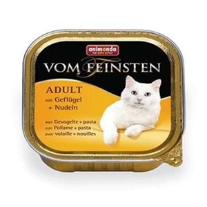 Animonda Vom Feinsten Kümes Hayvan&Makarnalı Kedi Kons.100 gr.x6 Adet