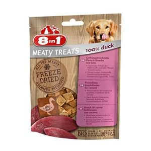 8in1 Freeze Dried Tahılsız Ördekli Kurutulmuş Köpek Ödülü 50 Gr.