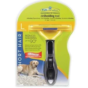 Furminator Kısa Tüylü Büyük Irk Köpekler İçin Tüy Toplayıcı Tarak L