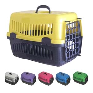 Pet Style Kedi&Köpek Taşıma Kafesi 48.5X32X32 cm. Sarı