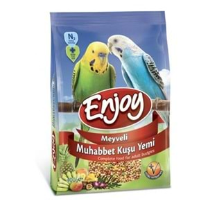 Enjoy Meyveli Muhabbet Kuşu Yemi 400 Gr.x 5 Adet