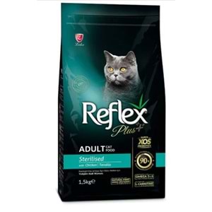 Reflex Plus Tavuklu Kısırlaştırılmış Kedi Maması 1,5 Kg.