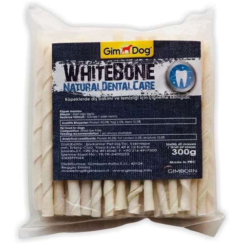 Gimdog Mordimi Burgu Çubuk 12,5 cm.-6 Gr. 50 li Beyaz 300 Gr.