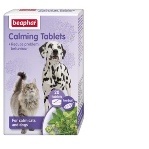 Beaphar Calming Tablets Sakinleştirici Kedi Ve Köpek Tableti 20 Tablet
