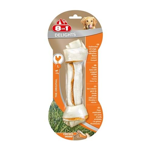 8in1 Tavuk Etli Delight Bones L Köpek Ödül Kemiği 85 gr.