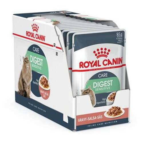 Royal Canin Digest Sens. Soslu Kedi Konservesi 85 Gr.x12 Adet