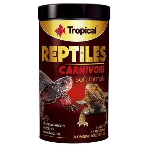 Tropical- Reptiles Carnivore Soft 1000Ml/260Gr-11626
