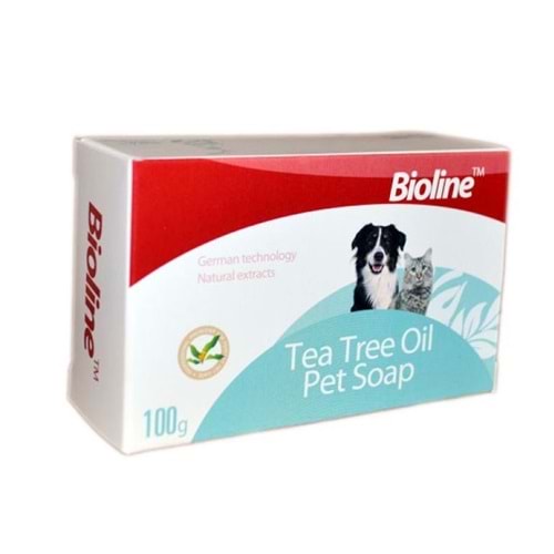 Bioline Kedi Ve Köpek için Çay Ağacı Yağlı Bakım Sabunu 100 Gr.