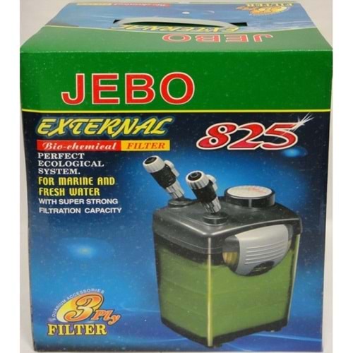 Jebo 825 Dış Filtre 1000 L/S İçi Malzemeli