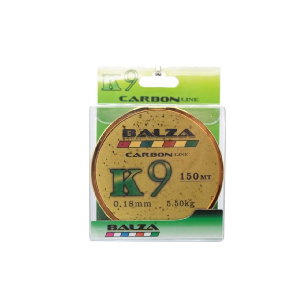 BALZA CARBON LINE K9 MİSİNA 150 M - 026MM