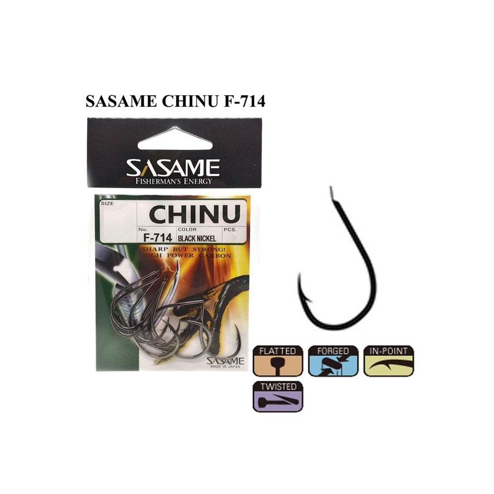 SASAME CHINU F-714 - BLACK NİCKEL - 6