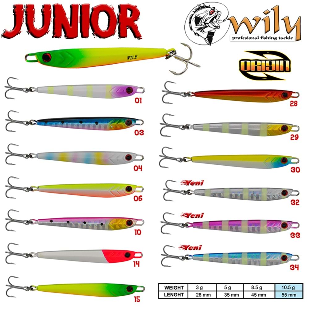 Wily Junior Jig 55 MM 10.5 GR-03