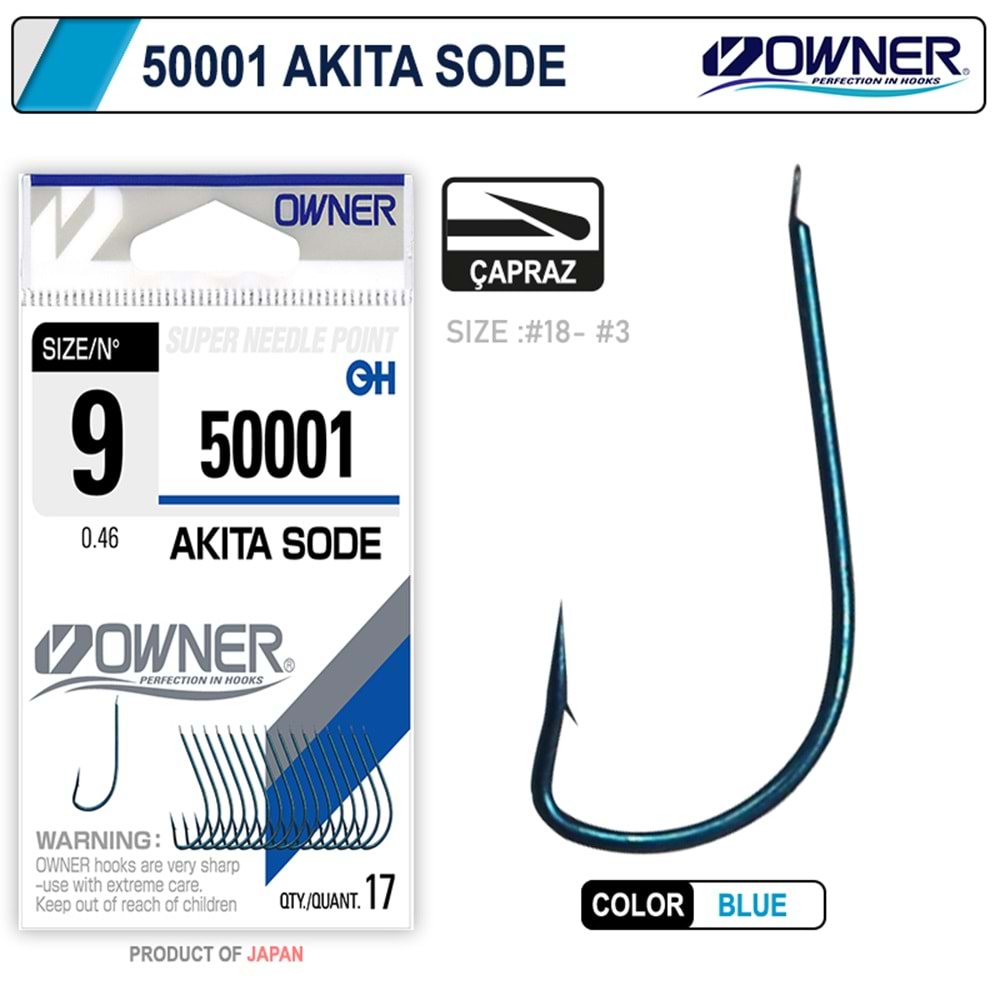 Owner 50001 Akita Sode Blue İğne - 9