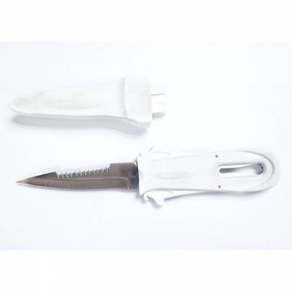Diverman Lazer Dalış Bıçağı (Paslanmaz) - Beyaz