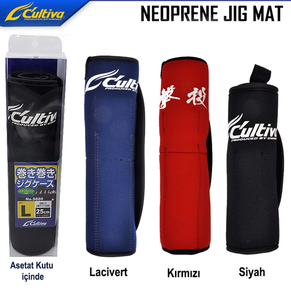 Cultiva 9880 Neoprene Jig Mat -Siyah - L