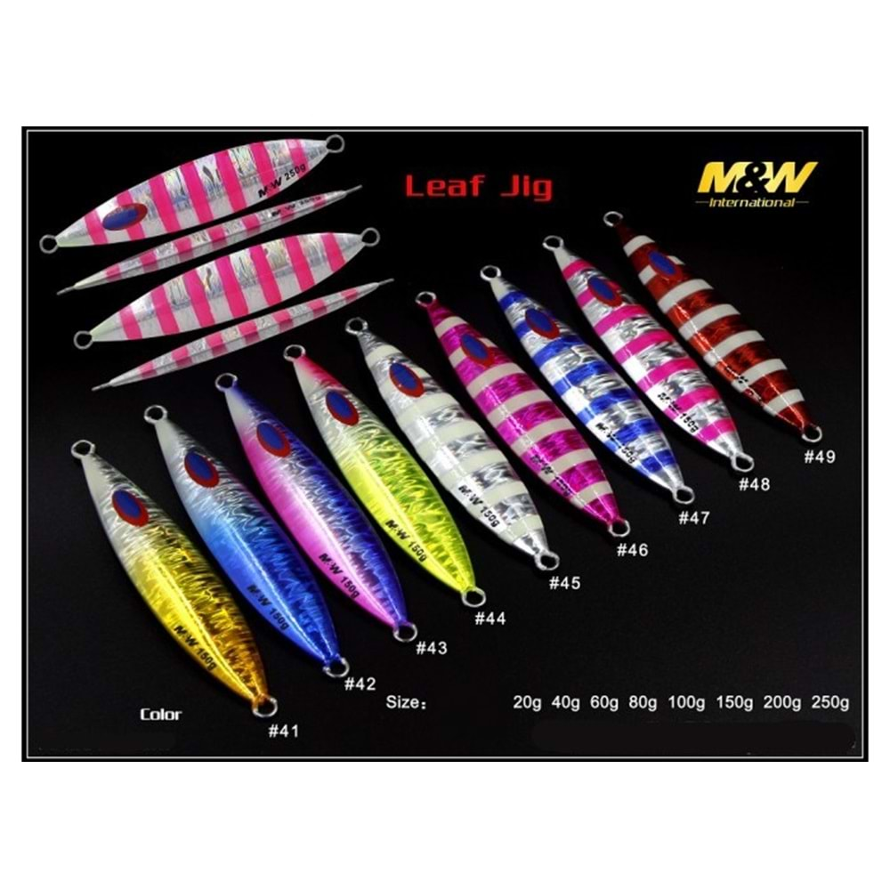 M&W Leaf Slow Jig 20 Gr