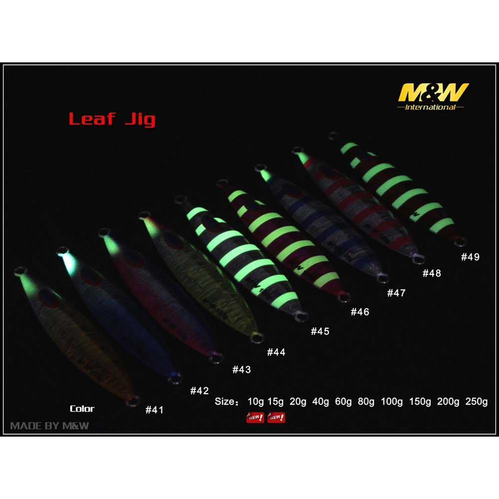 M&W Leaf Slow Jig 20 Gr