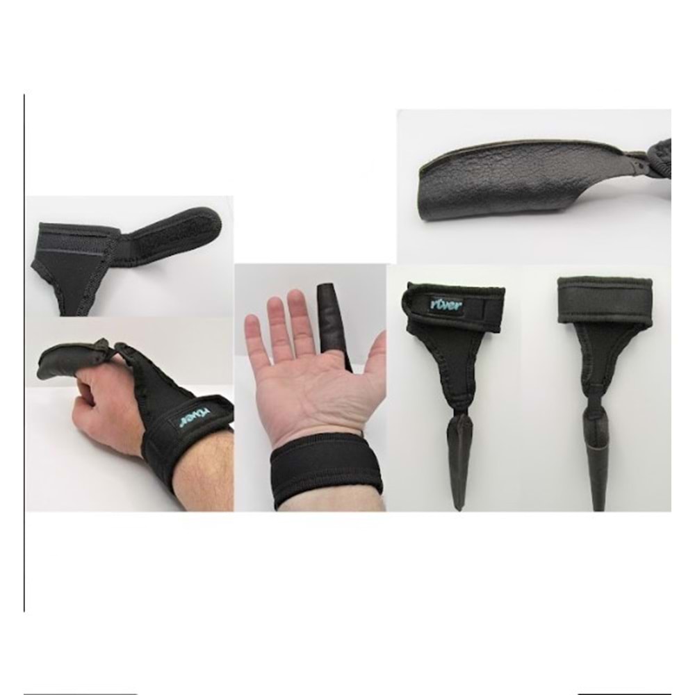 River Atış Eldiveni Siyah - M