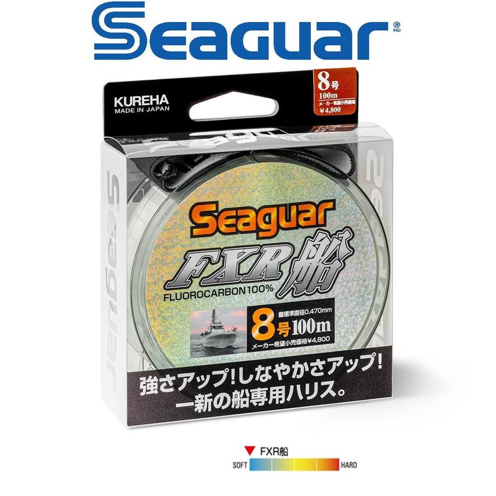 Seaguar FXR Fune %100 Fluoro Carbon Misina 100mt - 047 MM