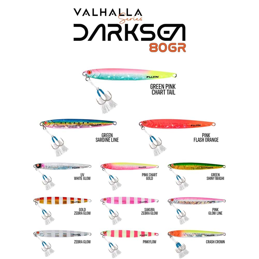 Fujin Valhalla Darksea 80gr Metal Jig Yem