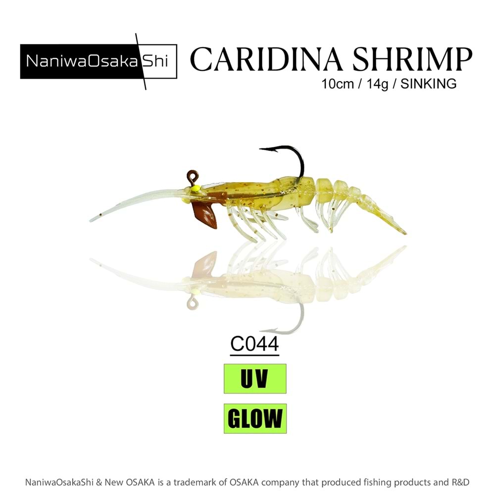 NANIWAOSAKASHI CARIDINA SHRIMP 10CM 14G - C044