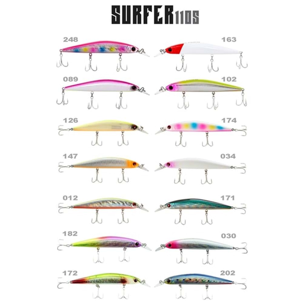 Fujin Surfer 110s 20gr 11cm Maket Balık