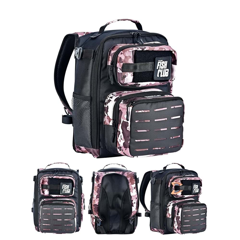 Fujin ProAji Back Pack Brown Camo Balıkçı Sırt Çantası