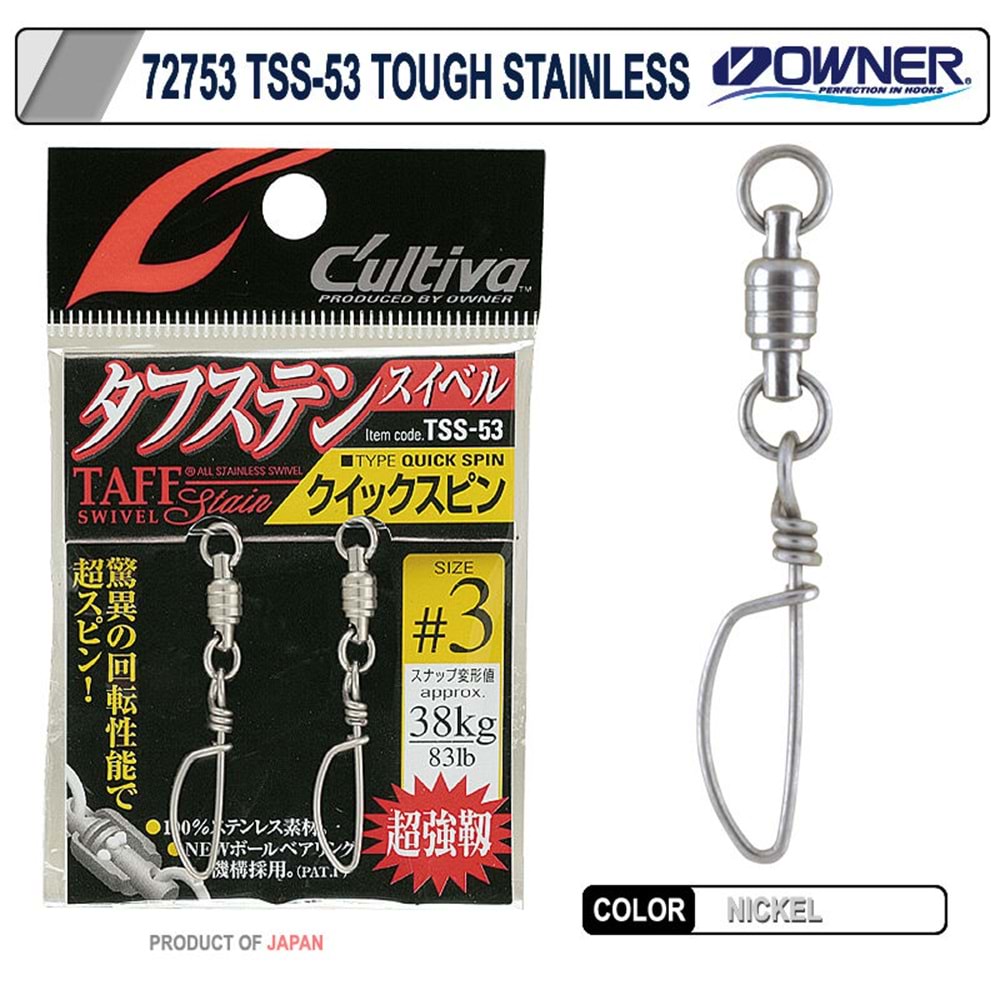 Owner 72753 TSS-53 Tough Stainless