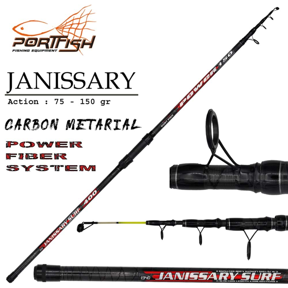 Portfish Janissary Surf Olta Kamışı 425cm 75-150 gr