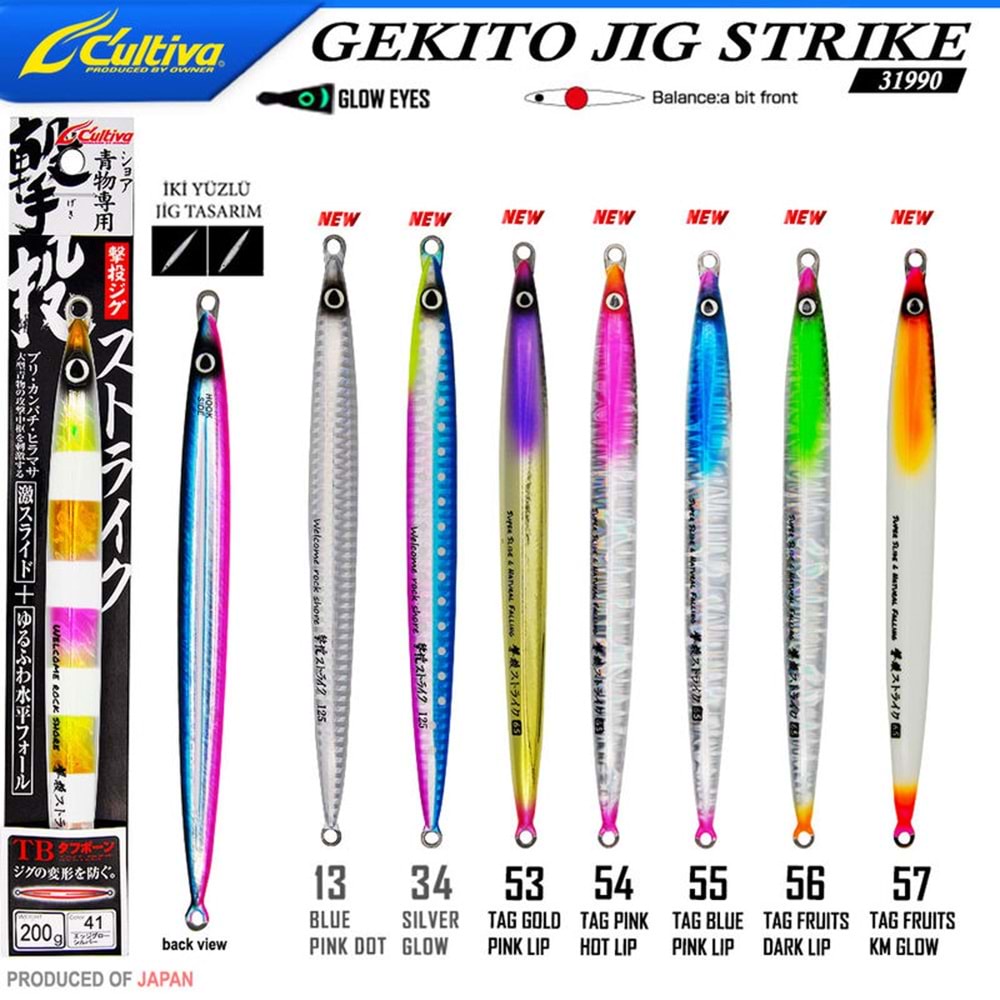 Cultiva 31990 GEKITO JIG STRIKE 200 gr