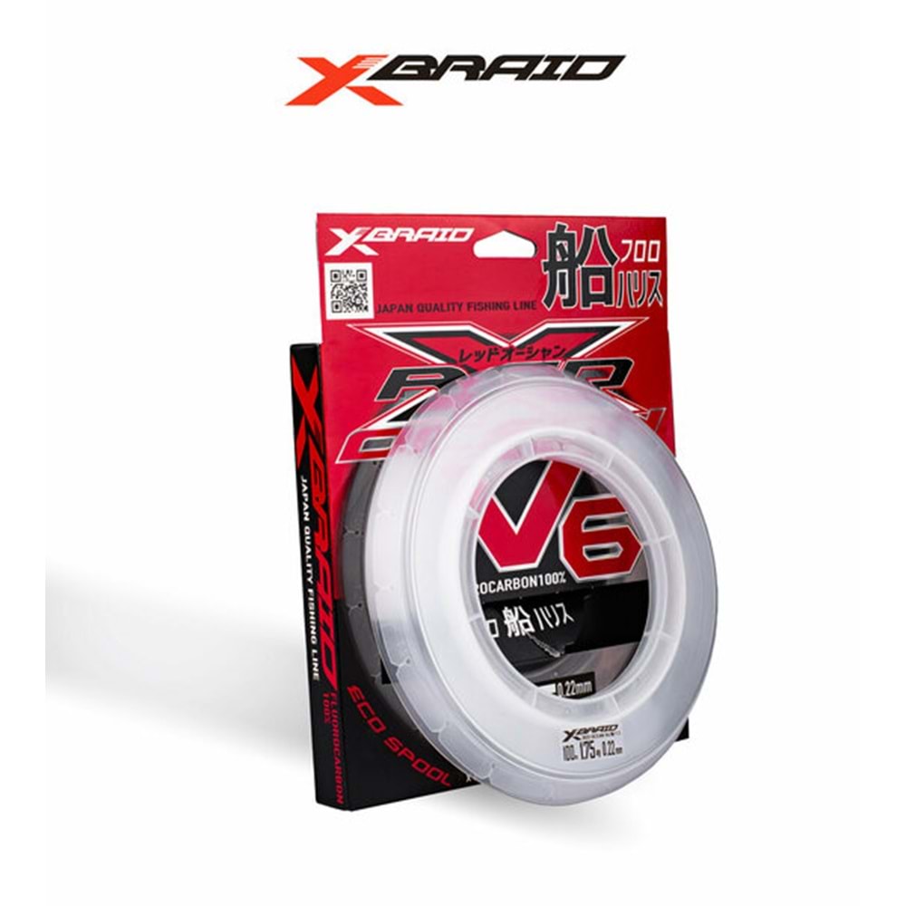 YGK X059 RED OCEAN V6 FC 100M