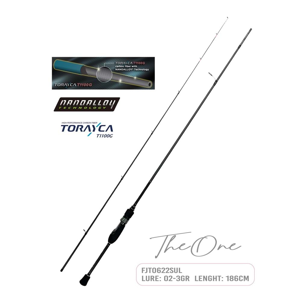 Fujin TheOne 186cm 02-3gr LRF Kamışı 622SUL